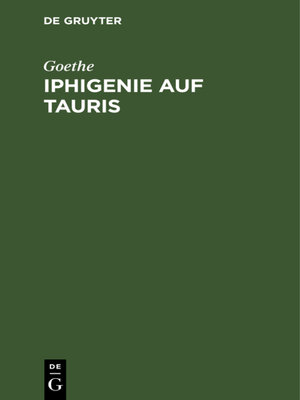 cover image of Iphigenie auf Tauris